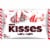 HERSHEY'S KISSES Candy Cane Mint With Stripes and Candy Bits Candy Christmas Bag Perspective: front