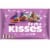 HERSHEY'S KISSES Milk Chocolate Tie Dye Easter Candy Bag Perspective: front