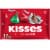 HERSHEY'S KISSES Milk Chocolate Christmas Candy Bag Perspective: front