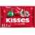 HERSHEY'S KISSES Milk Chocolate Christmas Candy Bag Perspective: front