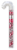 HERSHEY'S KISSES Holiday Candy Cane Mint Candies Filled Cane Perspective: front