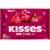 HERSHEY'S KISSES Cherry Cordial Flavored Milk Chocolate Christmas Candy Bag Perspective: front