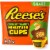 REESE'S Crunchy Peanuts Miniatures Milk Chocolate Peanut Butter Cups Candy Share Pack Perspective: front