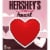 HERSHEY'S Milk Chocolate Heart Valentine Candy Gift Box Perspective: front