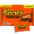 REESE'S Milk Chocolate Snack Size Peanut Butter Cups Christmas Candy Jumbo Bag Perspective: front