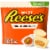 REESE'S Miniatures White Creme Peanut Butter Cups Candy Share Pack Perspective: front