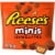 REESE'S Minis Unwrapped Milk Chocolate Peanut Butter Cups Candy Bag Perspective: front