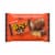 REESE'S Milk Chocolate Peanut Butter Snack Size Bats Halloween Candy Bag Perspective: front
