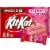 KIT KAT® Raspberry Flavored Creme Wafer Snack Size Valentine Candy Bag Perspective: front
