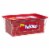 TWIZZLERS Twists Strawberry Flavored Licorice Style Chewy Candy Tub Perspective: front