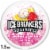 ICE BREAKERS Sparkling Raspberry Lemon Seltzer Flavored Sugar Free Mints Puck Perspective: front