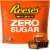 REESE'S Zero Sugar Miniatures Chocolate Peanut Butter Cups Candy Bag Perspective: front