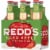 Redd's® Hard Apple Strawberry Ale Beer Perspective: front