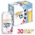 Miller64 Extra Light Lager Beer Perspective: front