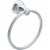 Moen Banbury Chrome 6 In. Towel Ring Y2686CH Perspective: front