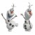 Roommates RMK2372SCS Frozen Olaf The Snow Man Peel and Stick Wall Decals Perspective: front