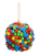 Affy Tapple Gormet M & M Cello-Wrapped Candy Apple Perspective: front