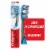 Colgate 360 Advanced Floss Tip Bristles Toothbrushes Medium Perspective: front