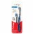 Colgate® Keep Manual Toothbrush Deep Clean Navy Starter Kit with 2 Replacement Brush Heads Perspective: front