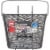 Bell Sports Quick Release Wire Mesh Bicycle Basket 7155730 Perspective: front
