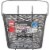 Bell® Sports Quick Release Wire Mesh Bicycle Basket Perspective: front