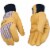 Kinco Otto Striped Men's Large Pigskin Leather Palm Thermal Insulated Work Glove Perspective: front