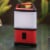 Life Gear Storm Proof Red & Black ABS LED Collapsible Lantern 41-3760 Perspective: front