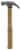 Allied Claw Hammer with Hardwood Handle- Silver/Natural Perspective: front