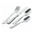 ZWILLING TWIN Kids Grimm's Fairytales 4-pc 18/10 Flatware Set Perspective: front