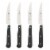 ZWILLING Porterhouse 4-pc Steak Knife Set in Beechwood Box Perspective: front
