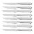 ZWILLING Porterhouse Razor-Sharp Steak Knife Set of 8 with Black Presentation Case, Gift Set Perspective: front
