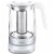 ZWILLING Enfinigy Glass Kettle, Tea Kettle, Silver Perspective: front