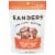 Sanders® Milk Chocolate Sea Salt Caramel Pecan Clusters Bag Perspective: front