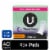 U by Kotex Security Unscented Maxi Feminine Pads Overnight Absorbency Pads Perspective: front