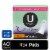 U by Kotex Security Unscented Maxi Feminine Pads Overnight Absorbency Pads Perspective: front