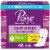 Poise Liners Daily Incontinence Panty Liners 2 Drop Very Light Absorbency Regular Pantiliners Perspective: front