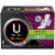 U by Kotex CleanWear Heavy Flow Unscented Ultra Thin Pads with Wings Perspective: front