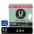 U by Kotex Clean & Secure Panty Liners Light Absorbency Extra Coverage Perspective: front