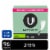 U by Kotex Clean & Secure Panty Liners Light Absorbency Long Length Perspective: front