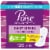 Poise Very Light Absorbency Daily Incontinence Panty Liners Perspective: front