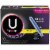 U by Kotex Click Compact Regular Unscented Tampons Perspective: front
