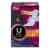 U by Kotex AllNighter Unscented Ultra Thin Overnight Pads with Wings Perspective: front