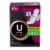 U by Kotex CleanWear Heavy Flow Unscented Ultra Thin Pads with Wings Perspective: front