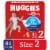 Huggies Little Snugglers Baby Diapers Size 2 (12-18 lbs) Perspective: front
