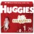 Huggies Little Snugglers Baby Diapers, Size 1 (8-14 lbs) Perspective: front