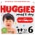 Huggies Snug & Dry Baby Diapers Size 6 (35+ lbs) Perspective: front