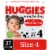 Huggies Snug & Dry Baby Diapers Size 4 (22-37 lbs) Perspective: front