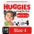 Huggies Snug & Dry Baby Diapers Size 4 (22-37 lbs) Perspective: front
