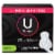 U by Kotex CleanWear Ultra Thin Heavy Feminine Pads with Wings Perspective: front
