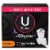 U by Kotex AllNighter Ultra Thin Overnight Feminine Pads with Wings Perspective: front